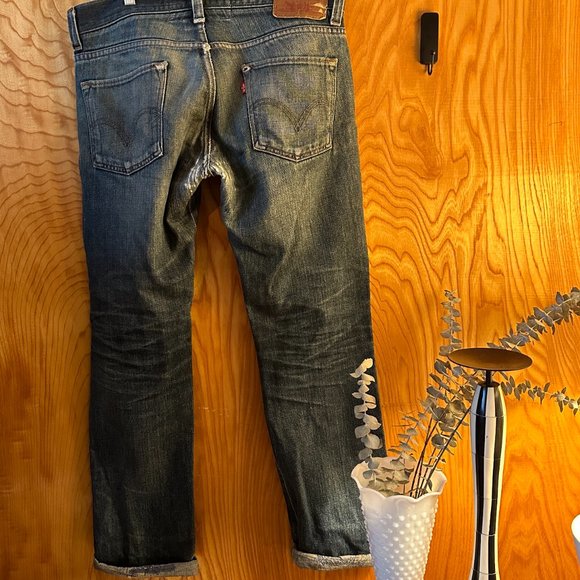LEVI'S 511 | Distressed Lived-In Vintage Wash Denim Jeans *Rare* - Picture 3 of 11